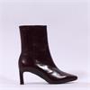 Wonders Vita Pointed Heel Boot - Burgundy Leather